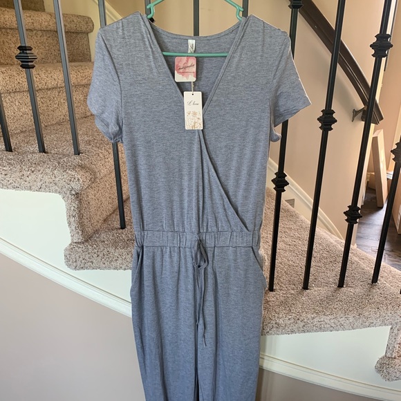Gray Jumpsuit - Picture 1 of 1